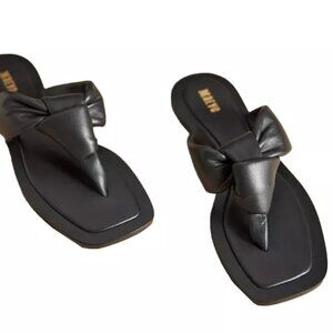 Maeve Puffy Knotted Sandals